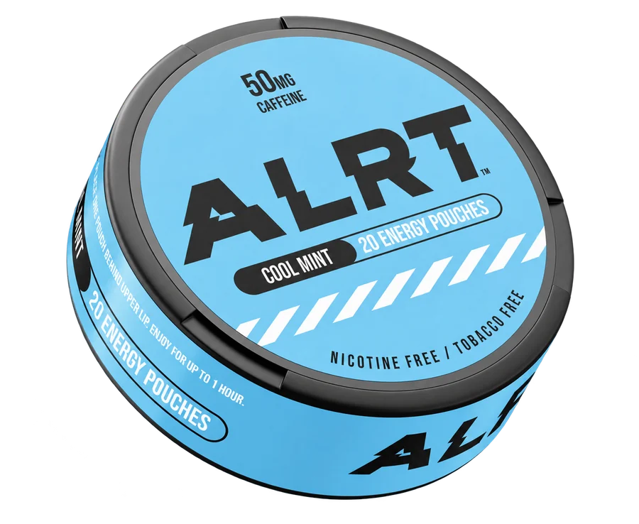 ALRT Cool Mint energy pouch can